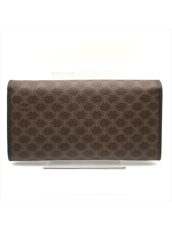 Celine Macadam Triomphe Wallet Brown